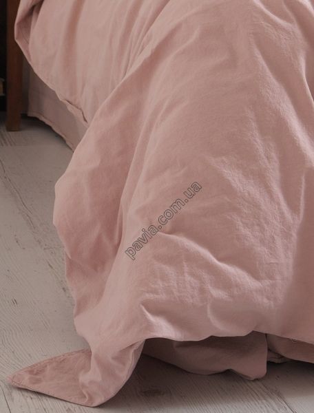 Комплект постільної білизни 200x220 LIMASSO PALE MAVUE STANDART рожевий 800397 фото
