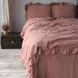 Комплект постільної білизни СІМЕЙНИЙ LIMASSO CAMEO BROWN EXCLUSIVE теракотовий 800235 фото 1