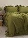 Комплект постільної білизни 160x220 LIMASSO OLIVE EXCLUSIVE оливковий 800464 фото 3