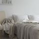 Покривало 220x240 LA MODNO Corn Natural Linen (50% бавовна, 50% акрил) бежеве 200231 фото 5
