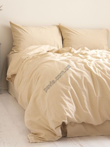 Комплект постільної білизни 200x220 LIMASSO SANDY STANDART кремовий 800525 фото