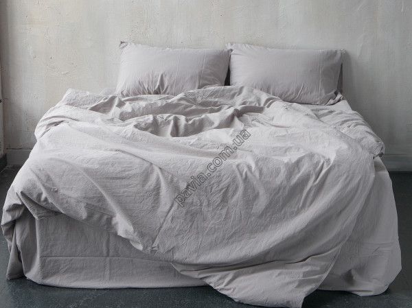 Комплект постільної білизни 200x220 LIMASSO OPAL GREY STANDART сірий 800244 фото