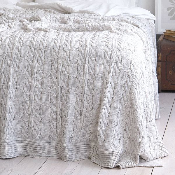 Покривало 220x240 LA MODNO Genova Natural Linen (50% бавовна, 50% акрил) бежеве 200227 фото