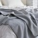 Покривало 200x220 LA MODNO GRAIN SKY GRAY (50% бавовна, 30% акрил, 20% поліестер) сіре 200287 фото 2