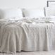 Покривало 220x240 LA MODNO Genova Natural Linen (50% бавовна, 50% акрил) бежеве 200227 фото 7