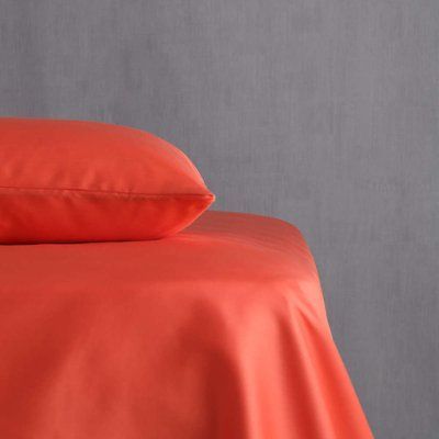 Наволочка 50x70(2 шт.) PAVIA SATEN CORAL(MERCAN) коралова 401113 фото