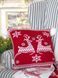 Наволочка 45x45 BETIRES NOELLA RED (100% акрил) червона 700380 фото 1