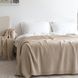 Покривало 150x200 LA MODNO WoolCotton Balance Champagne Beige (50% вовна, 50% бавовна) бежеве 200429 фото 4
