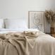 Покривало 150x200 LA MODNO WoolCotton Balance Champagne Beige (50% вовна, 50% бавовна) бежеве 200429 фото 8