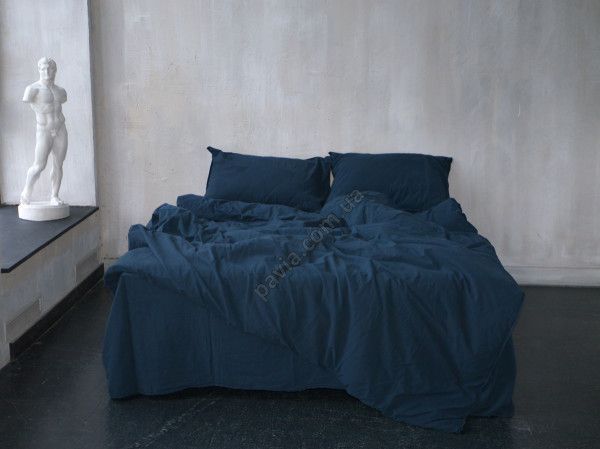 Комплект постільної білизни СІМЕЙНИЙ LIMASSO DRESS BLUE STANDART синій 800255 фото