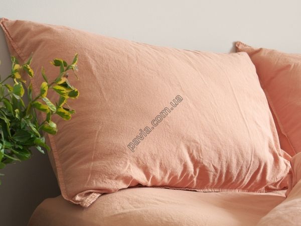 Комплект постільної білизни СІМЕЙНИЙ LIMASSO CAMEO BROWN STANDART теракотовий 800427 фото