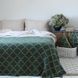 Покривало 150x200 LA MODNO DIAMOND Green-Yellow (100% бавовна) зелене 200175 фото 4