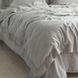 Постільна білизна жакардова 200x220 LA MODNO JACQUARD STONEWASHED Smokey Taupe сіра 200432 фото 5