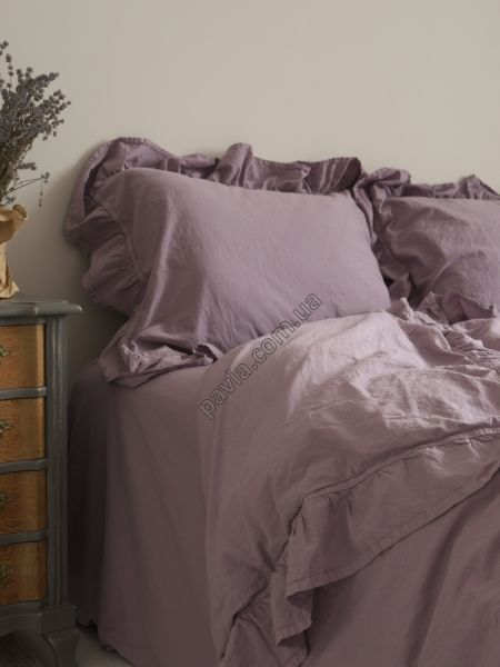 Комплект постільної білизни СІМЕЙНИЙ LIMASSO NATURAL VIOLET EXCLUSIVE бузковий 800508 фото