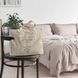 Постільна білизна жакардова 200x220 LA MODNO JACQUARD STONEWASHED Simply Taupe бежева 200433 фото 5