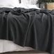Покривало 170x240 LA MODNO Corn Anthracite (50% бавовна, 50% акрил) темно-сіре 200258 фото 7