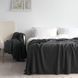 Покривало 170x240 LA MODNO Corn Anthracite (50% бавовна, 50% акрил) темно-сіре 200258 фото 4