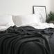 Покривало 170x240 LA MODNO Corn Anthracite (50% бавовна, 50% акрил) темно-сіре 200258 фото 5