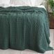 Покривало 220x240 LA MODNO Genova Duck Green (50% бавовна, 50% акрил) зелене 200415 фото 3