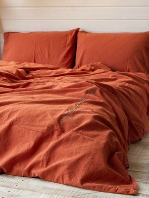Комплект постільної білизни 200x220 LIMASSO MECCA ORANGE STANDART помаранчевий 800240 фото