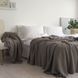 Покривало 150x200 LA MODNO WoolCotton Balance Mink (50% вовна, 50% бавовна) коричневе 200420 фото 5