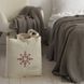 Покривало 150x200 LA MODNO WoolCotton Balance Mink (50% вовна, 50% бавовна) коричневе 200420 фото 8