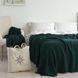 Покривало 220x240 LA MODNO WoolCotton Balance Emerald (50% вовна, 50% бавовна) темно-зелене 200427 фото 8