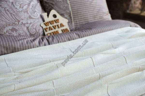 Покривало 220x240 BETIRES ASPEN ECRU (50% бавовна, 50% акрил) кремове 700349 фото