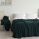 Покривало 130x170 LA MODNO WoolCotton Balance Emerald (50% вовна, 50% бавовна) темно-зелене 200425 фото 4