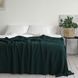 Покривало 130x170 LA MODNO WoolCotton Balance Emerald (50% вовна, 50% бавовна) темно-зелене 200425 фото 2