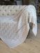 Плед з вовни 130x170 BETIRES HEART BEIGE-ECRU (50% вовна, 50% акрил) 700362 фото 2
