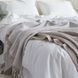 Покривало 200х220 LA MODNO COSY Beige-Ecru бежеве/молочне 200290 фото 3