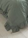 Комплект постільної білизни 160x220 LIMASSO NATURAL GREEN EXCLUSIVE зелено-сірий 800515 фото 4