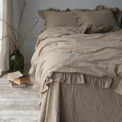 Комплект постільної білизни СІМЕЙНИЙ LIMASSO OXFORD TAN EXCLUSIVE бежевий 800230 фото
