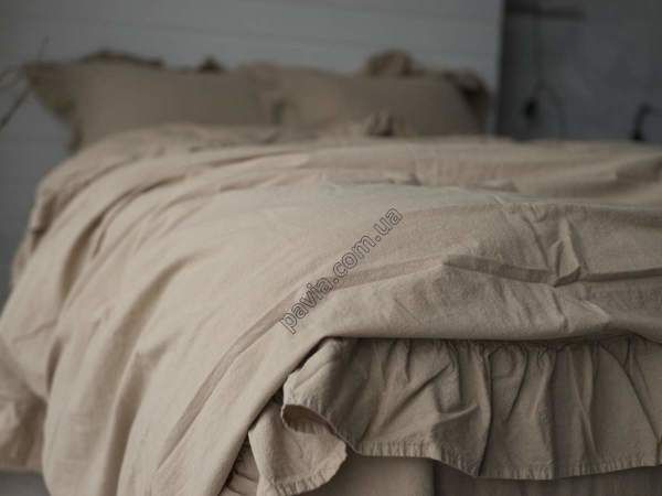 Комплект постільної білизни СІМЕЙНИЙ LIMASSO OXFORD TAN EXCLUSIVE бежевий 800230 фото