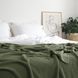 Покривало 170x240 LA MODNO Corn Olive (50% бавовна, 50% акрил) оливкове 200334 фото 6