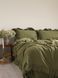 Комплект постільної білизни 200x220 LIMASSO CAPULET OLIVE EXCLUSIVE оливковий 800393 фото 5