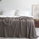 Покривало 170x240 LA MODNO Corn Mink (50% бавовна, 50% акрил) коричневе 200336 фото 2