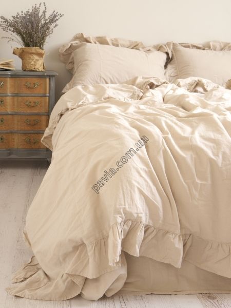 Комплект постільної білизни 200x220 LIMASSO SANDY EXCLUSIVE кремовий 800524 фото
