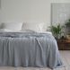 Покривало 170x240 LA MODNO Genova Sky Gray (50% бавовна, 50% акрил) сіро-небесне 200239 фото 2